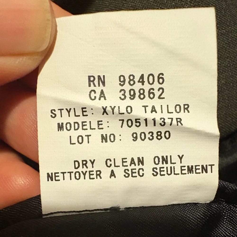 THEORY Gray Wool 2-Button Blazer Jacket Men's Size 40R